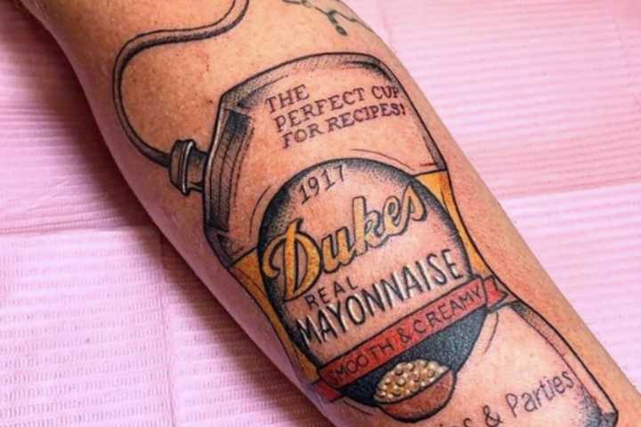 VA Tattoo Shop Is Giving Free Tattoos — But They Have To Be Duke's Mayonnaise Related