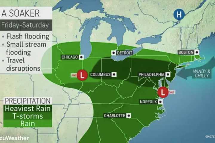 STORM WATCH: Heavy Rains To Soak NJ, PA Ahead Of Mother's Day