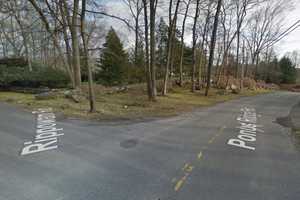 Vehicle Crashes Into Pole, Causing Road Closure In New Canaan