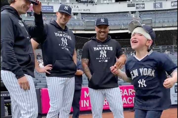 Bullied 6-Year-Old CT Burn Victim Gets Hero's Welcome At Yankees Game