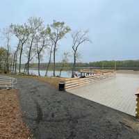 <p>The fishing pier at Hempstead Lake State Park.</p>