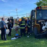 <p>School bus crash</p>