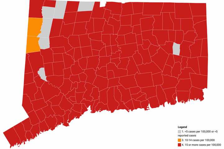 COVID-19: Positivity Rate Dips Below 12 Percent In CT, 19 New Deaths Reported