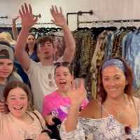 <p>Opening day at The Snooki Shop in Seaside Heights</p>