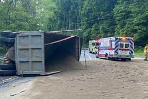 Dump Truck Overturns, Shuts Down Route 46 In Warren County