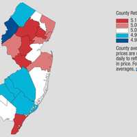 <p>The average price of gas in New Jersey, by county.</p>