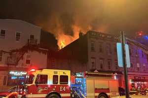 People Pulled From Bayonne Building As Fire Burns