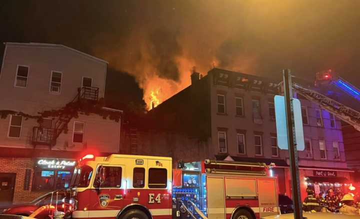 June 7 fire in Bayonne.