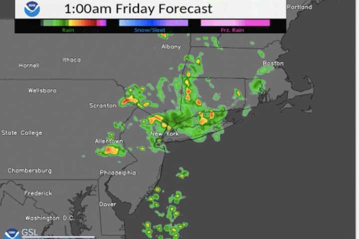 Here's Time Frame For Separate Rounds Of Showers, Thunderstorms