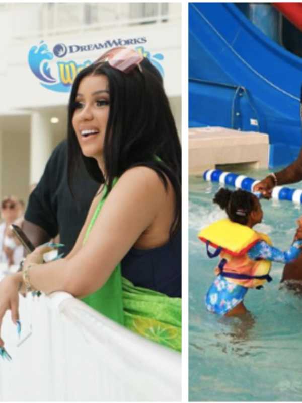 Cardi B, Offset Spotted At American Dream Mall's Water Park