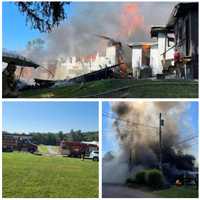 <p>The dining room fire at Camp Airy in Frederick County caused extensive damage.</p>