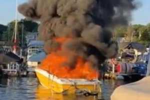 Lake Hopatcong Boat Fire Spreads, Damages Surrounding Vessels, Docks (PHOTOS)