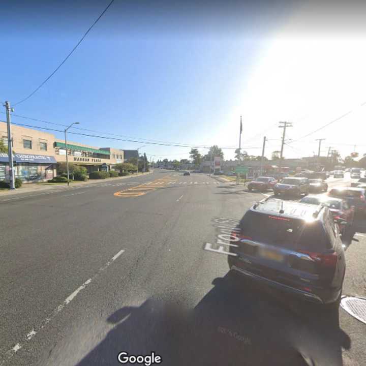 Hempstead Turnpike at Front Street in West Hempstead.