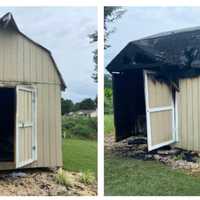 <p>The fire was reported in the unit block of Colonial Way in Rising Sun in Cecil County</p>