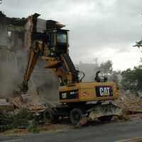 <p>Demolition underway</p>