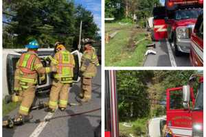 Driver Hospitalized After Being Extricated From Vehicle In Frederick County