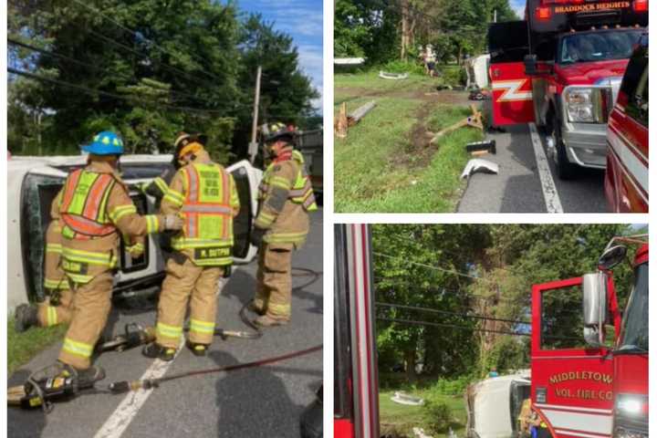 Driver Hospitalized After Being Extricated From Vehicle In Maryland