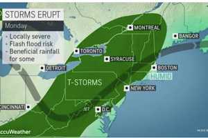Rounds Of Strong Storms Could Bring Gusty Winds, Heavy Downpours, Isolated Tornadoes