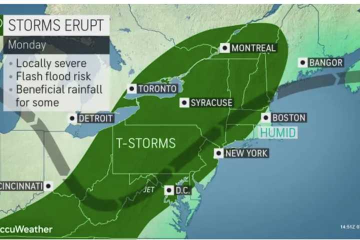 Rounds Of Strong Storms Could Bring Gusty Winds, Heavy Downpours, Isolated Tornadoes