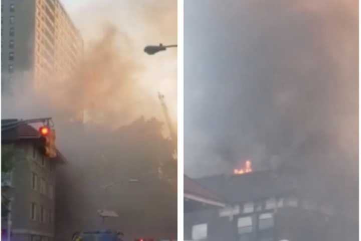 East Orange Apartment Fire Kills Woman, Displaces 18 Families (VIDEO)