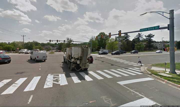 The officer-involved shooting was reported at Arlington Boulevard and Patrick Henry Drive in Fairfax.