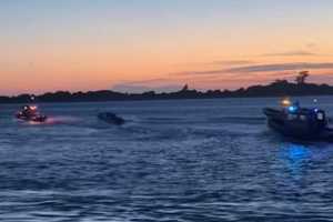 Coast Guard, First Responders Rescue 5 After Boat Capsizes Near Barnegat Inlet