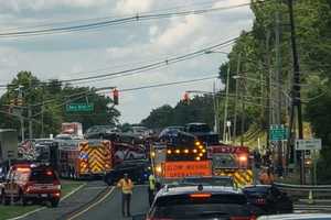 One Dead, 2 More Hurt As Car Carrier Runs Red Light, Hits Van At Hunterdon County Intersection