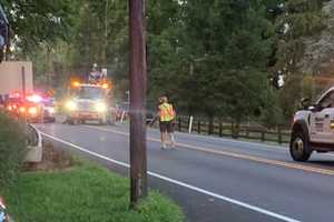 Transformer Catches Fire, Causes Power Outages As Truck Strikes Utility Pole In Warren County