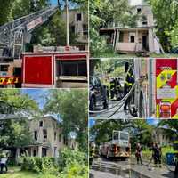 <p>A fire broke out in a three-story Baltimore home on Sunday, Aug. 14.</p>