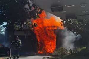 One Hurt As Fierce Blaze Ravages 7 Hunterdon County Townhomes (PHOTOS)