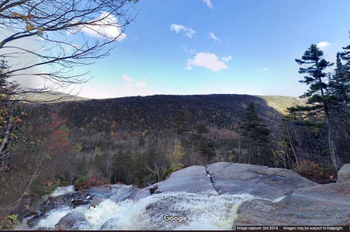 The view from the nearby Zealand Hut in Bethlehem, New Hampshire