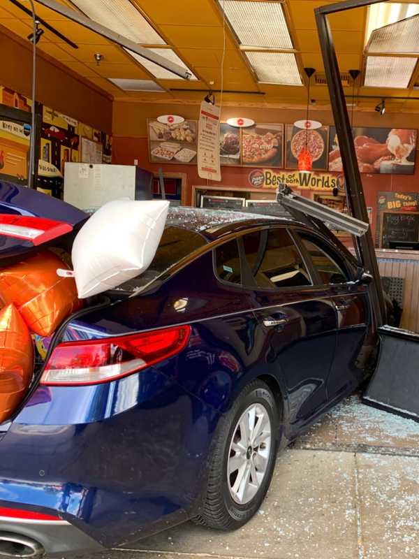 Dough No! Car Crashes Into Front Of D.C. Pizza Hut