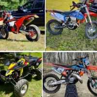 3 KTM Motorcycles, Suzuki 4-Wheeler Stolen From Hunterdon County Garage, $2K Reward For Clues