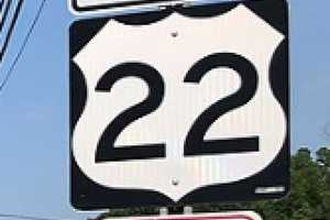 Overturned Trailer Shuts Route 22