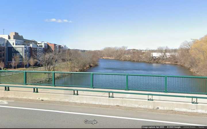 The view of the Malden River from the Revere Beach Parkway on the Medford/Everett line