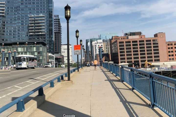 Woman Injured By Fallen Light Pole On Moakley Bridge In Boston