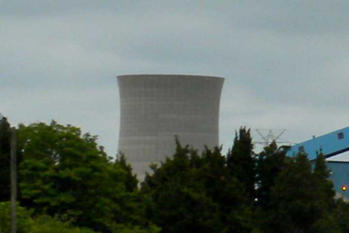 Cooling Tower From Cape May Power Plant Imploded