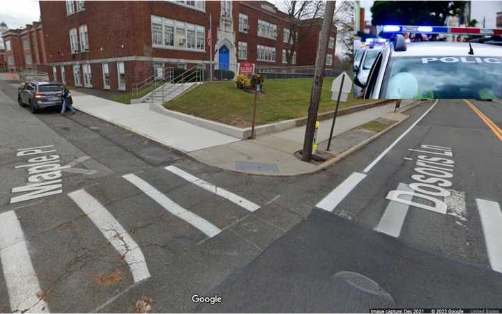 A Long Island crossing guard was critically injured after being hit by an SUV.