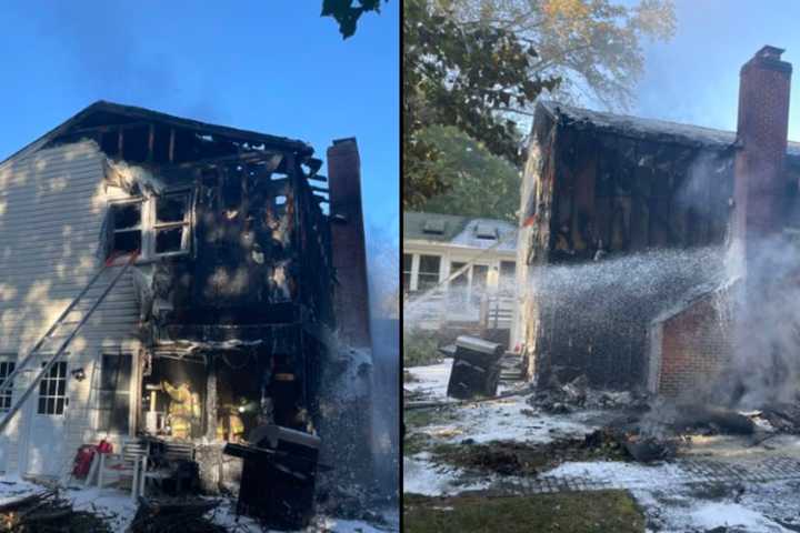 Paramedics Treat One For Burns Suffered During Afternoon House Fire In Virginia (DEVELOPING)