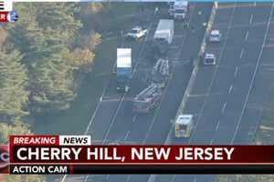 Tractor-Trailer Fire Delays Traffic On New Jersey Turnpike