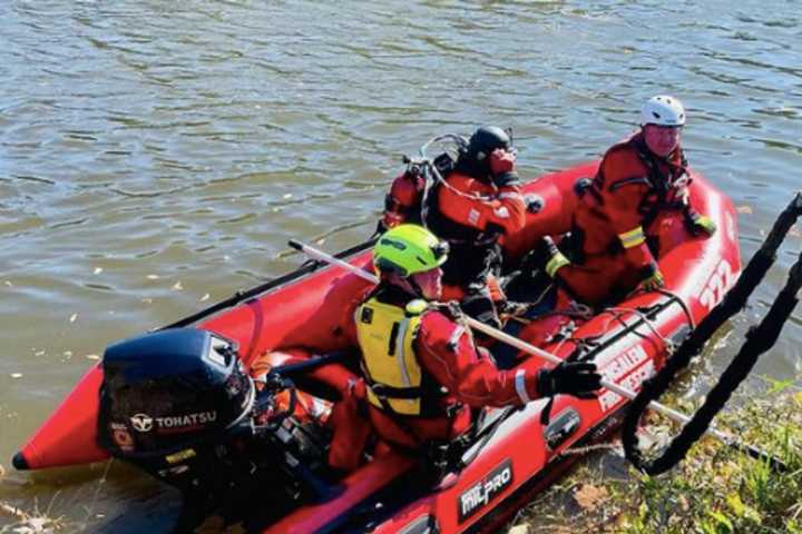 Driver Apparently Tried Escaping Before Divers Pulled His Body From Neshaminy Creek (PHOTOS)