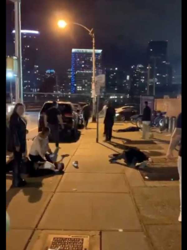 Hoboken Street Fight That Knocked Duo Unconscious Captured In Viral Video