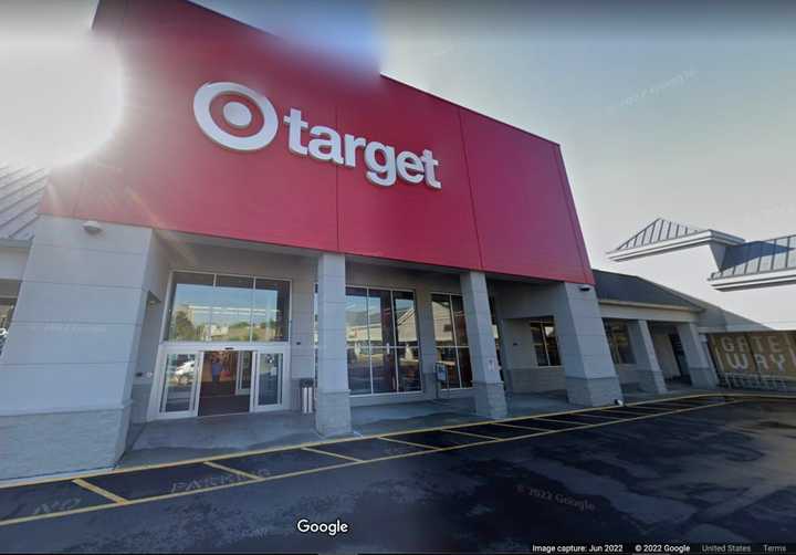 Police found the man trying to steal from the Target in Port Chester at 495 Boston Post Rd.