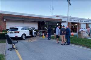 SUV Crashes Into Local Firehouse In Hudson Valley