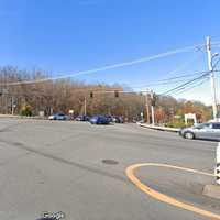 <p>The intersection of Route 9 and South Street in Shrewsbury where the hit-and-run occurred</p>