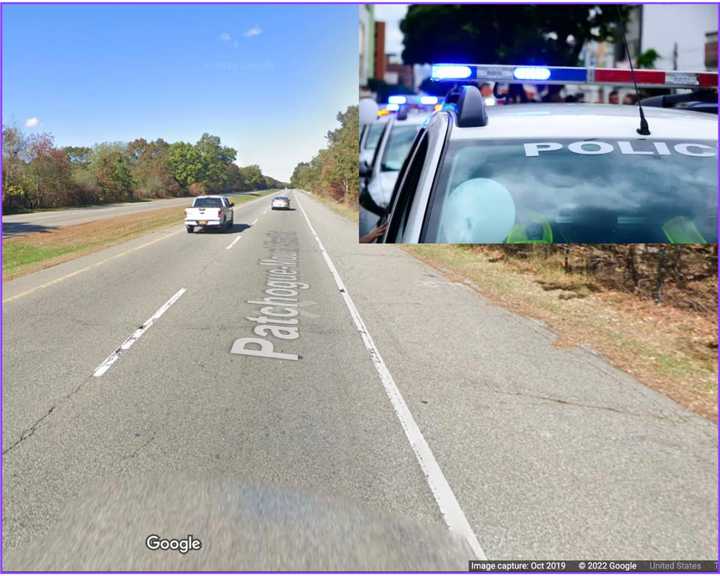 The area of the fatal crash.