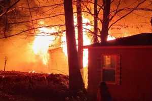 One Flown To Trauma Center As Crews Douse Massive Hunterdon County House Fire (PHOTOS)