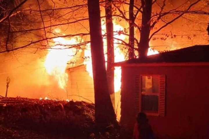 One Flown To Trauma Center As Crews Douse Massive Hunterdon County House Fire (PHOTOS)