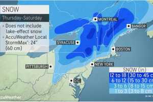 Projections Updated For Nor'easter That Will Bring Up To 18 Inches Of Snow To Some Spots