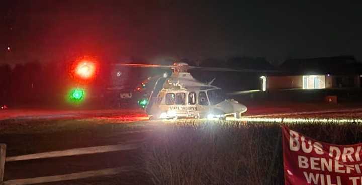 A 19-year-old was airlifted to a trauma center and a second victim was hospitalized after a serious Sunday evening crash at a Hunterdon County intersection, authorities said.